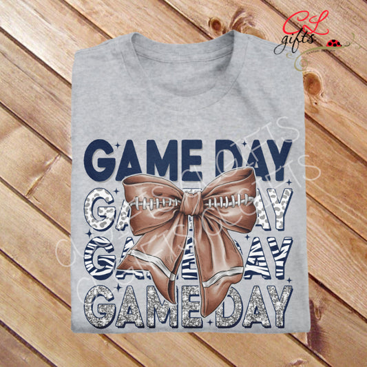 COWBOYS GAME DAY BOW T SHIRT