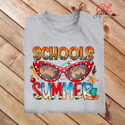 SCHOOLS OUT FOR SUMMER T SHIRT