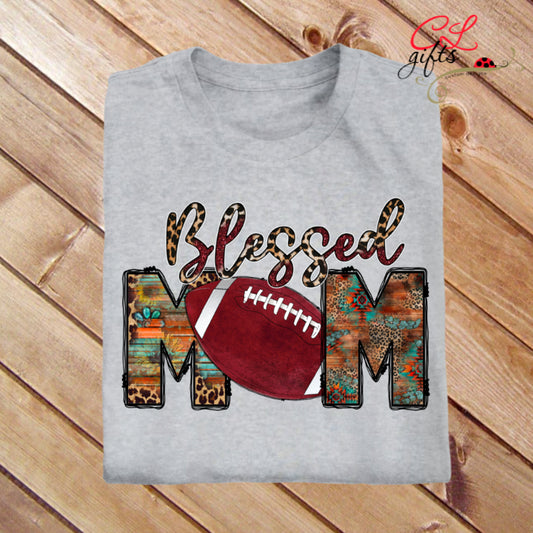 BLESSED MOM FOOTBALL